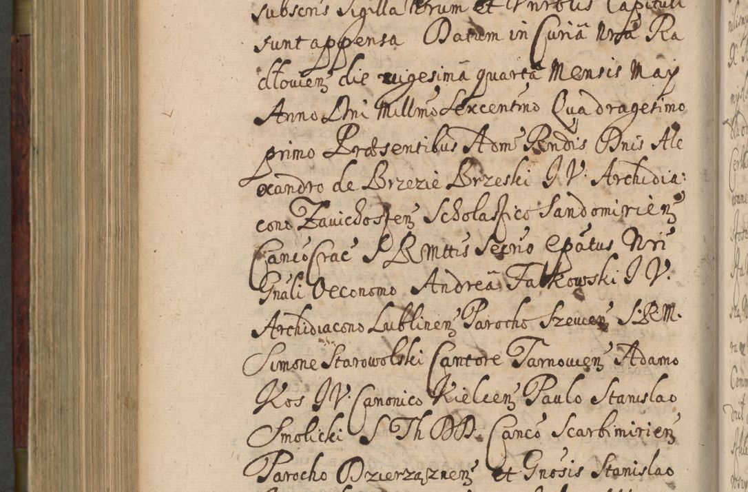 Zdjęcie nr 783 dla obiektu archiwalnego: Volumen IV. Acta saecularia episcopatus Cracoviensis annorum 1636 - 1641, tum et aliquot mensium secundi sub tempus R. D. Jacobi Zadzik, episcopi Cracoviensis, ducis Severiae conscripta