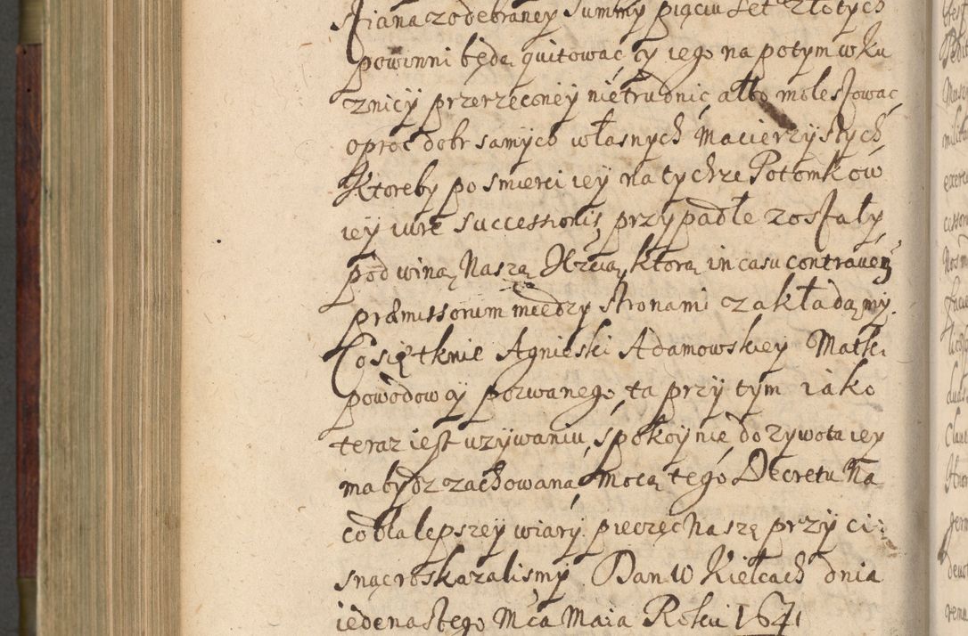 Zdjęcie nr 777 dla obiektu archiwalnego: Volumen IV. Acta saecularia episcopatus Cracoviensis annorum 1636 - 1641, tum et aliquot mensium secundi sub tempus R. D. Jacobi Zadzik, episcopi Cracoviensis, ducis Severiae conscripta