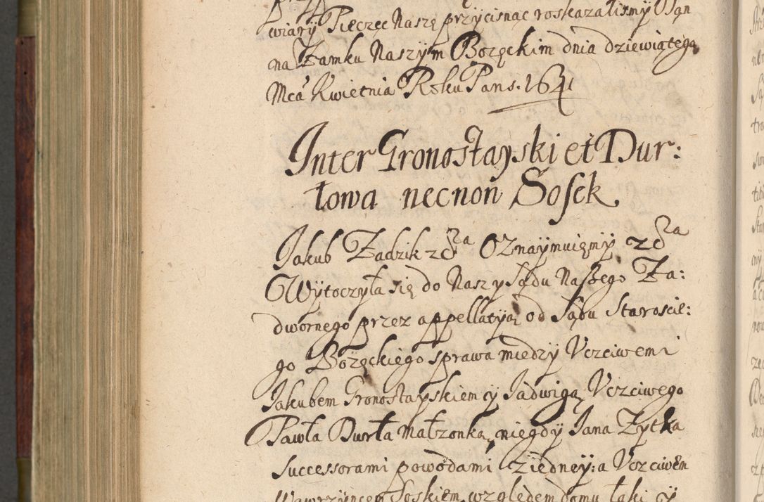 Zdjęcie nr 763 dla obiektu archiwalnego: Volumen IV. Acta saecularia episcopatus Cracoviensis annorum 1636 - 1641, tum et aliquot mensium secundi sub tempus R. D. Jacobi Zadzik, episcopi Cracoviensis, ducis Severiae conscripta