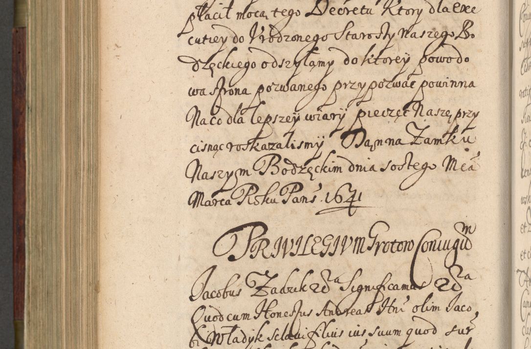 Zdjęcie nr 749 dla obiektu archiwalnego: Volumen IV. Acta saecularia episcopatus Cracoviensis annorum 1636 - 1641, tum et aliquot mensium secundi sub tempus R. D. Jacobi Zadzik, episcopi Cracoviensis, ducis Severiae conscripta
