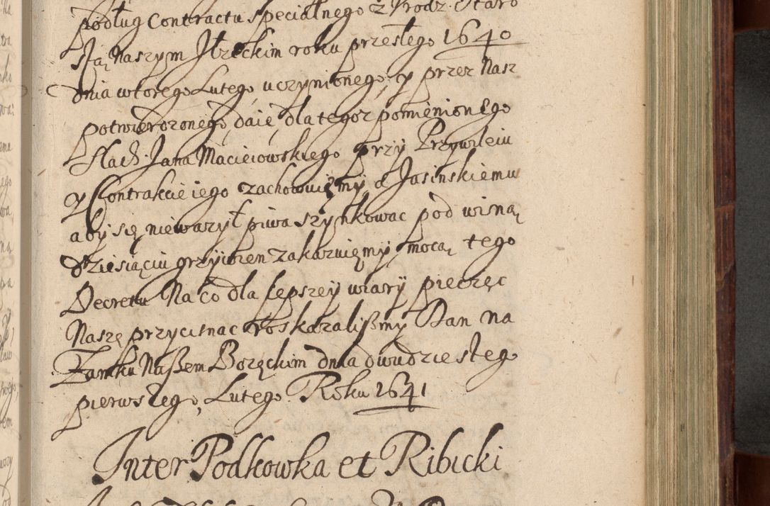 Zdjęcie nr 732 dla obiektu archiwalnego: Volumen IV. Acta saecularia episcopatus Cracoviensis annorum 1636 - 1641, tum et aliquot mensium secundi sub tempus R. D. Jacobi Zadzik, episcopi Cracoviensis, ducis Severiae conscripta