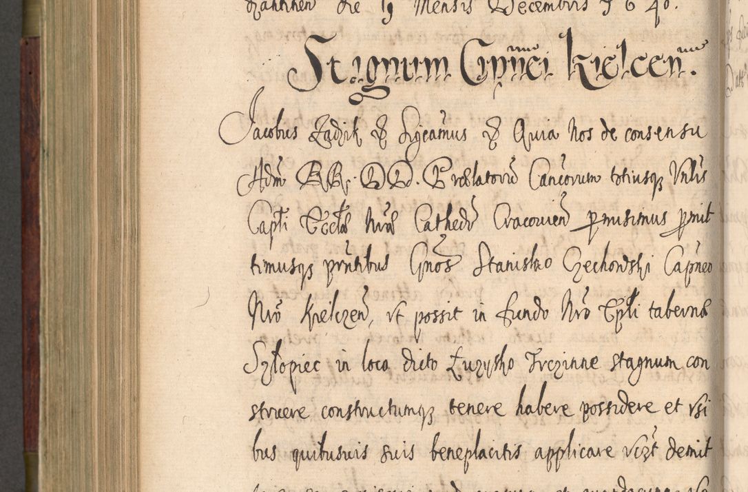 Zdjęcie nr 723 dla obiektu archiwalnego: Volumen IV. Acta saecularia episcopatus Cracoviensis annorum 1636 - 1641, tum et aliquot mensium secundi sub tempus R. D. Jacobi Zadzik, episcopi Cracoviensis, ducis Severiae conscripta