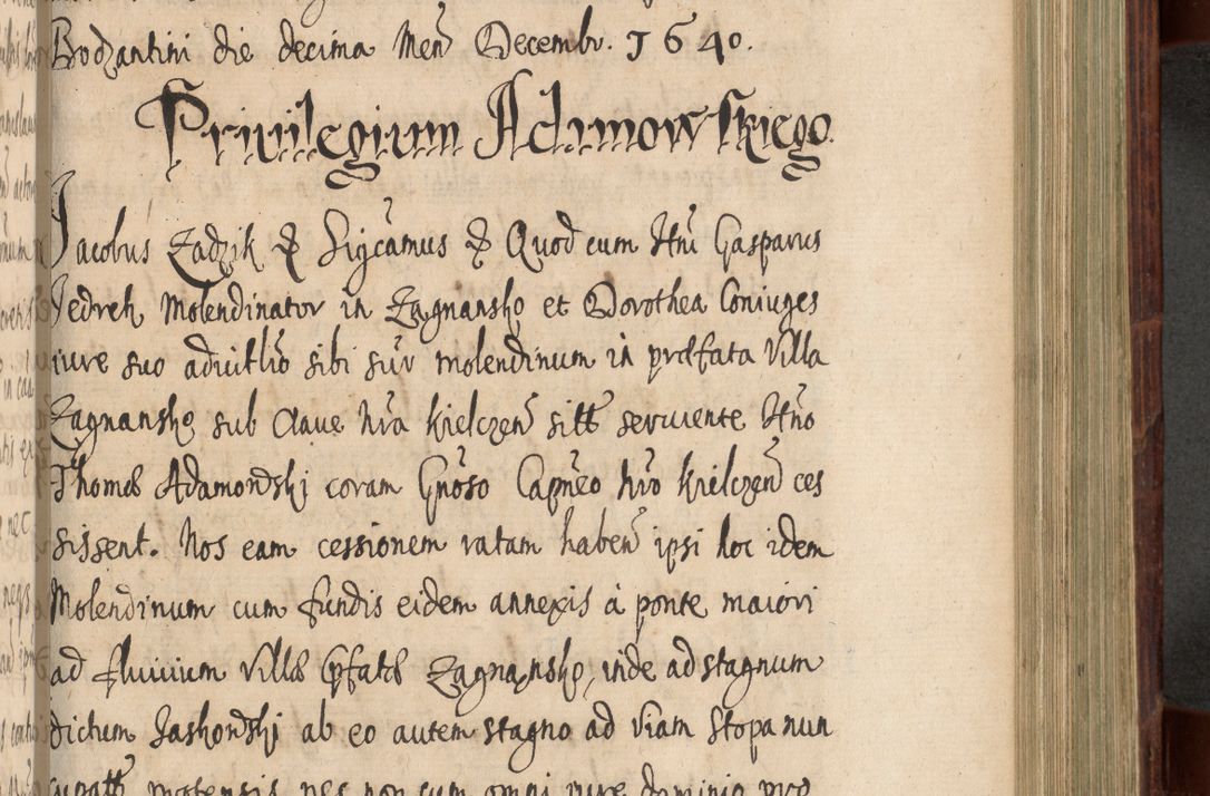 Zdjęcie nr 710 dla obiektu archiwalnego: Volumen IV. Acta saecularia episcopatus Cracoviensis annorum 1636 - 1641, tum et aliquot mensium secundi sub tempus R. D. Jacobi Zadzik, episcopi Cracoviensis, ducis Severiae conscripta