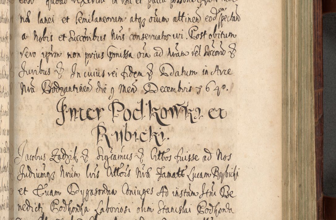 Zdjęcie nr 708 dla obiektu archiwalnego: Volumen IV. Acta saecularia episcopatus Cracoviensis annorum 1636 - 1641, tum et aliquot mensium secundi sub tempus R. D. Jacobi Zadzik, episcopi Cracoviensis, ducis Severiae conscripta
