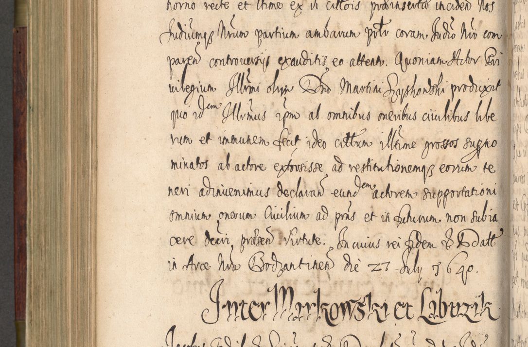 Zdjęcie nr 697 dla obiektu archiwalnego: Volumen IV. Acta saecularia episcopatus Cracoviensis annorum 1636 - 1641, tum et aliquot mensium secundi sub tempus R. D. Jacobi Zadzik, episcopi Cracoviensis, ducis Severiae conscripta