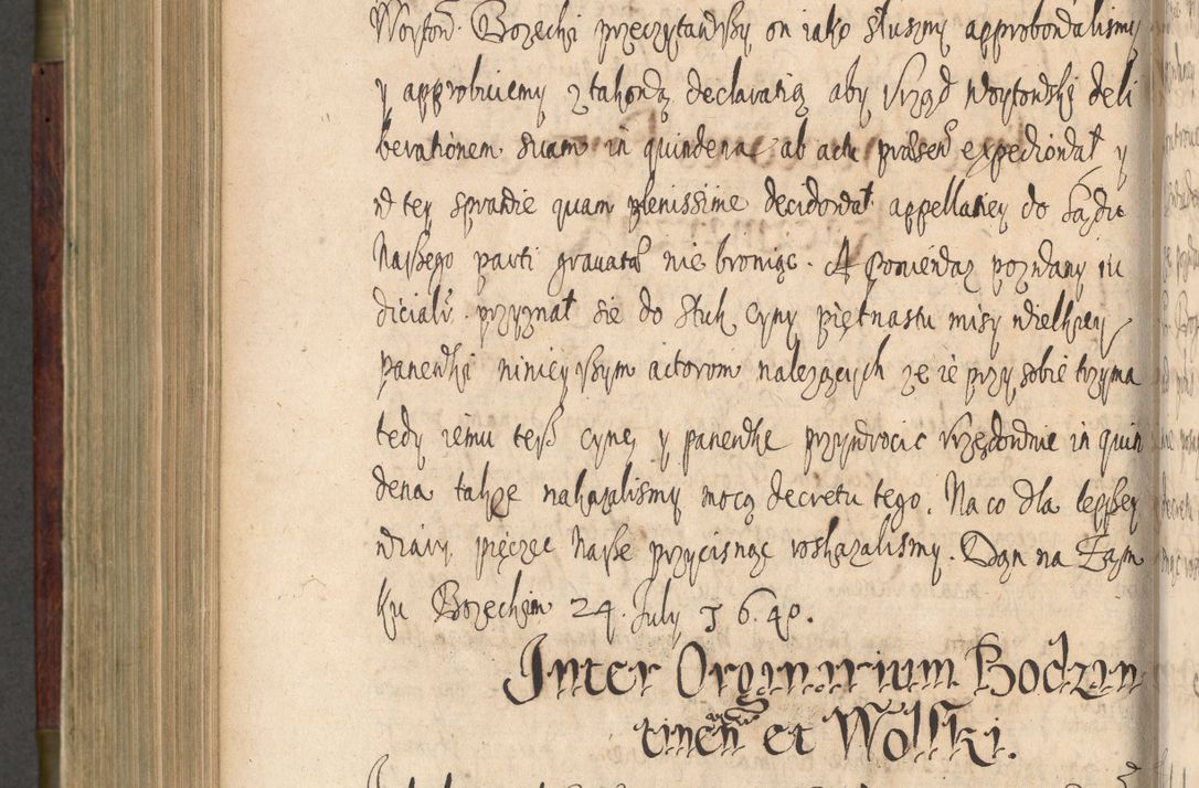 Zdjęcie nr 695 dla obiektu archiwalnego: Volumen IV. Acta saecularia episcopatus Cracoviensis annorum 1636 - 1641, tum et aliquot mensium secundi sub tempus R. D. Jacobi Zadzik, episcopi Cracoviensis, ducis Severiae conscripta
