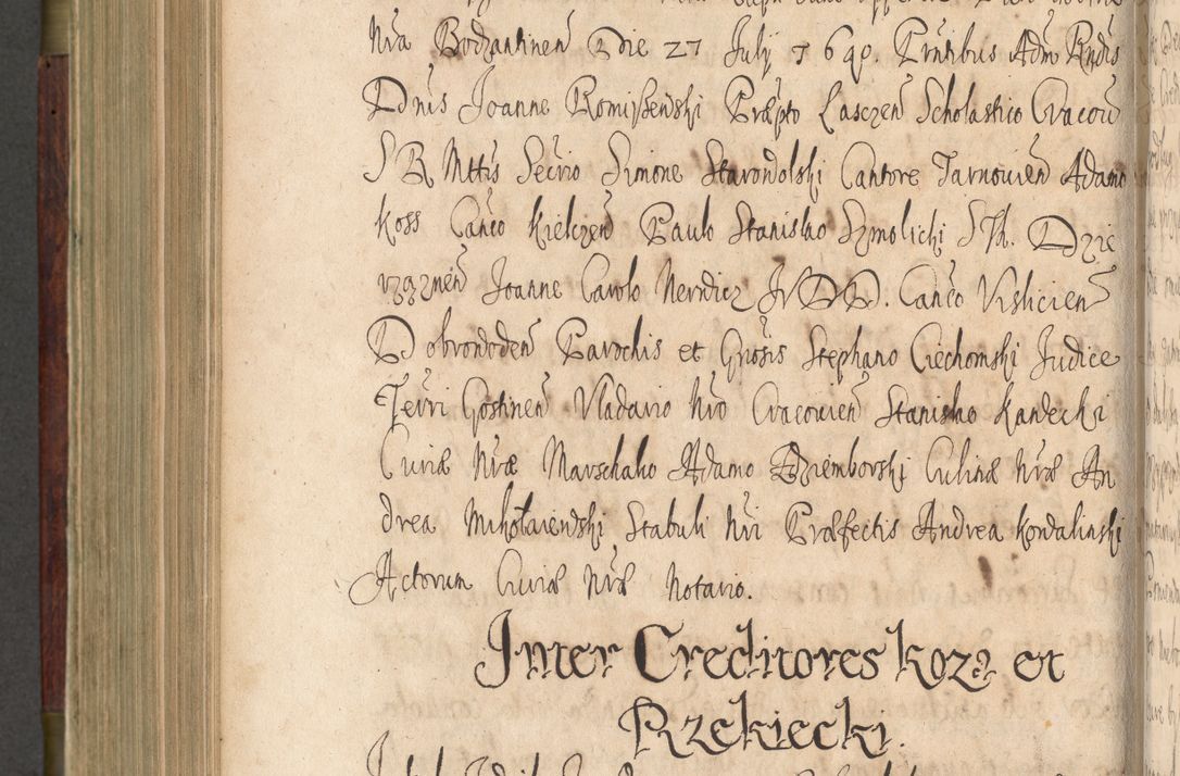 Zdjęcie nr 689 dla obiektu archiwalnego: Volumen IV. Acta saecularia episcopatus Cracoviensis annorum 1636 - 1641, tum et aliquot mensium secundi sub tempus R. D. Jacobi Zadzik, episcopi Cracoviensis, ducis Severiae conscripta