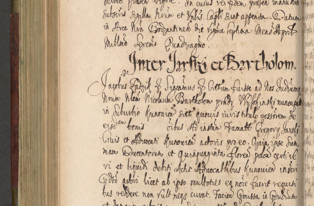 Zdjęcie nr 663 dla obiektu archiwalnego: Volumen IV. Acta saecularia episcopatus Cracoviensis annorum 1636 - 1641, tum et aliquot mensium secundi sub tempus R. D. Jacobi Zadzik, episcopi Cracoviensis, ducis Severiae conscripta