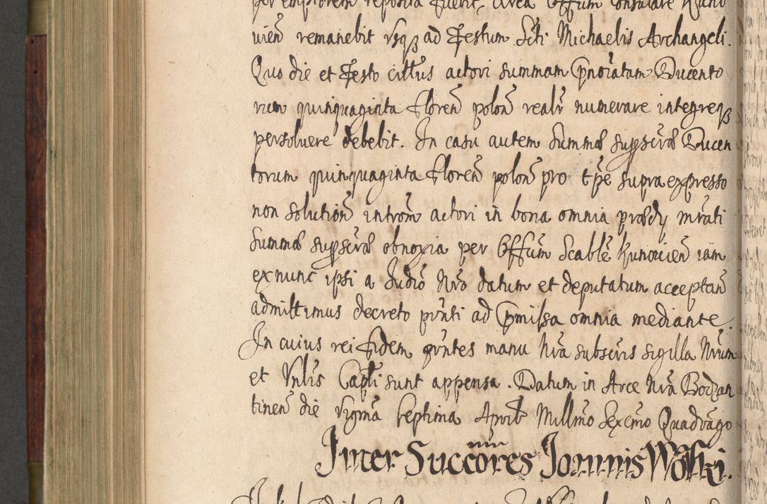 Zdjęcie nr 665 dla obiektu archiwalnego: Volumen IV. Acta saecularia episcopatus Cracoviensis annorum 1636 - 1641, tum et aliquot mensium secundi sub tempus R. D. Jacobi Zadzik, episcopi Cracoviensis, ducis Severiae conscripta