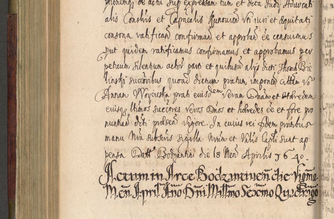 Zdjęcie nr 653 dla obiektu archiwalnego: Volumen IV. Acta saecularia episcopatus Cracoviensis annorum 1636 - 1641, tum et aliquot mensium secundi sub tempus R. D. Jacobi Zadzik, episcopi Cracoviensis, ducis Severiae conscripta