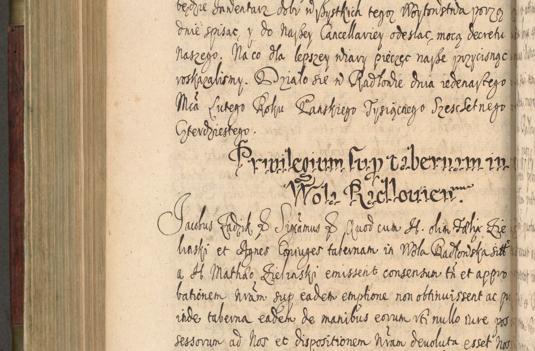 Zdjęcie nr 643 dla obiektu archiwalnego: Volumen IV. Acta saecularia episcopatus Cracoviensis annorum 1636 - 1641, tum et aliquot mensium secundi sub tempus R. D. Jacobi Zadzik, episcopi Cracoviensis, ducis Severiae conscripta