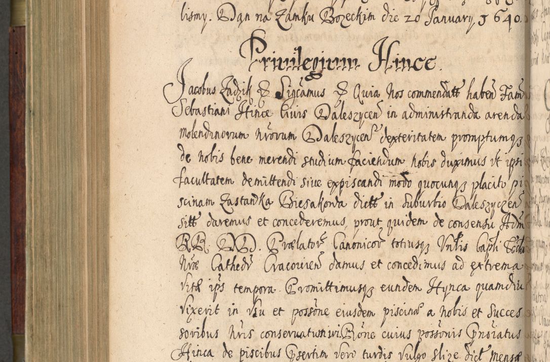 Zdjęcie nr 639 dla obiektu archiwalnego: Volumen IV. Acta saecularia episcopatus Cracoviensis annorum 1636 - 1641, tum et aliquot mensium secundi sub tempus R. D. Jacobi Zadzik, episcopi Cracoviensis, ducis Severiae conscripta