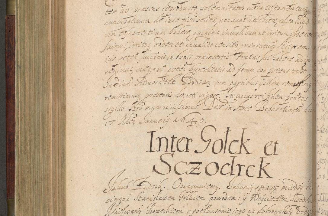 Zdjęcie nr 631 dla obiektu archiwalnego: Volumen IV. Acta saecularia episcopatus Cracoviensis annorum 1636 - 1641, tum et aliquot mensium secundi sub tempus R. D. Jacobi Zadzik, episcopi Cracoviensis, ducis Severiae conscripta