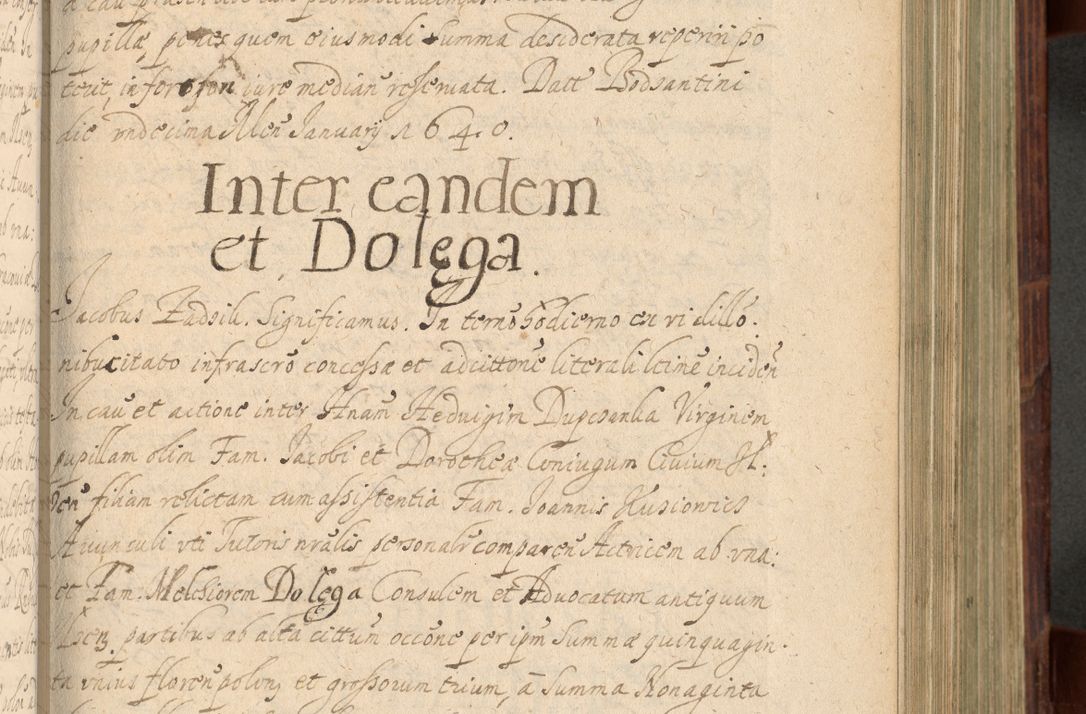 Zdjęcie nr 626 dla obiektu archiwalnego: Volumen IV. Acta saecularia episcopatus Cracoviensis annorum 1636 - 1641, tum et aliquot mensium secundi sub tempus R. D. Jacobi Zadzik, episcopi Cracoviensis, ducis Severiae conscripta