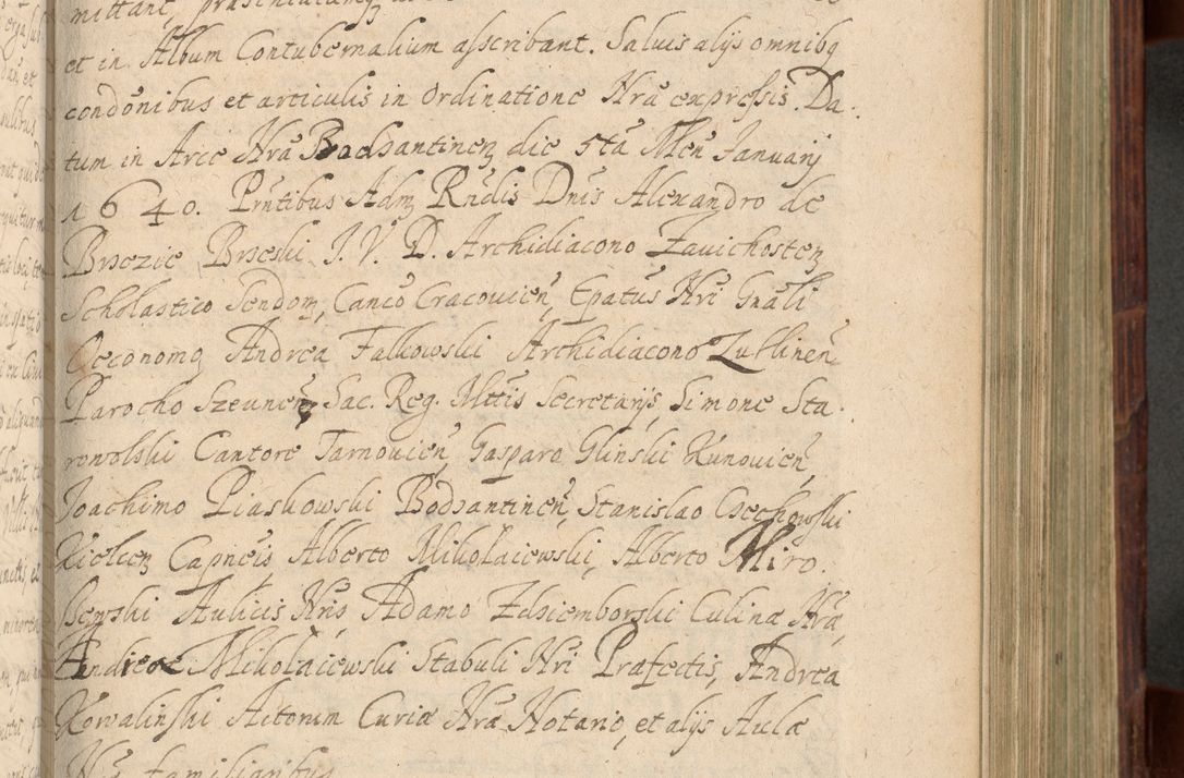 Zdjęcie nr 614 dla obiektu archiwalnego: Volumen IV. Acta saecularia episcopatus Cracoviensis annorum 1636 - 1641, tum et aliquot mensium secundi sub tempus R. D. Jacobi Zadzik, episcopi Cracoviensis, ducis Severiae conscripta
