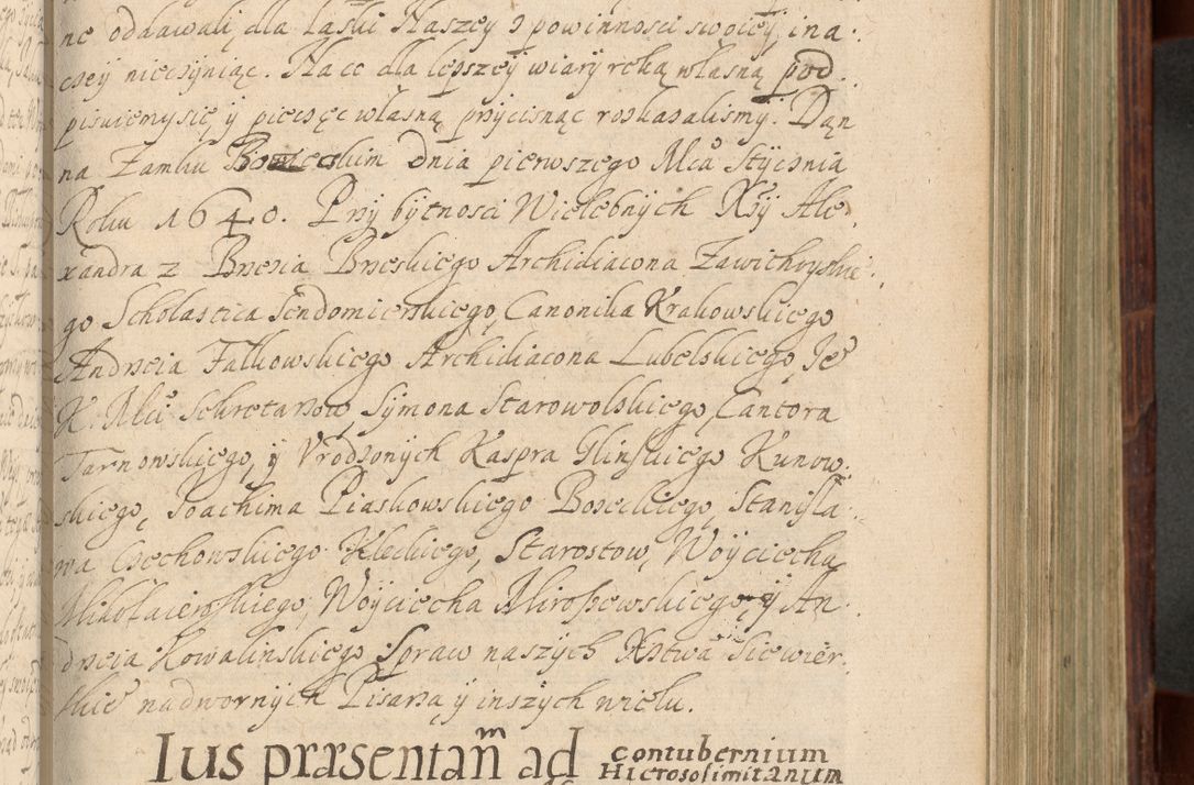 Zdjęcie nr 612 dla obiektu archiwalnego: Volumen IV. Acta saecularia episcopatus Cracoviensis annorum 1636 - 1641, tum et aliquot mensium secundi sub tempus R. D. Jacobi Zadzik, episcopi Cracoviensis, ducis Severiae conscripta