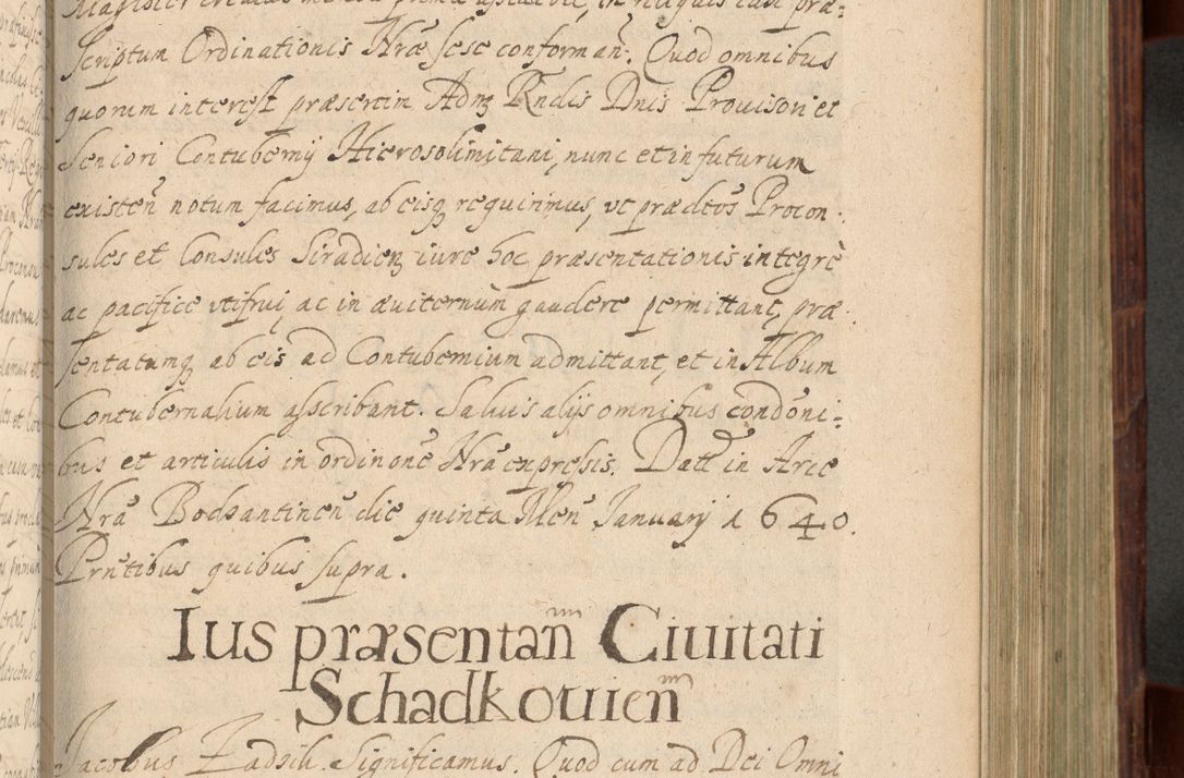 Zdjęcie nr 616 dla obiektu archiwalnego: Volumen IV. Acta saecularia episcopatus Cracoviensis annorum 1636 - 1641, tum et aliquot mensium secundi sub tempus R. D. Jacobi Zadzik, episcopi Cracoviensis, ducis Severiae conscripta