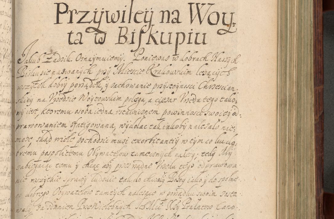 Zdjęcie nr 610 dla obiektu archiwalnego: Volumen IV. Acta saecularia episcopatus Cracoviensis annorum 1636 - 1641, tum et aliquot mensium secundi sub tempus R. D. Jacobi Zadzik, episcopi Cracoviensis, ducis Severiae conscripta