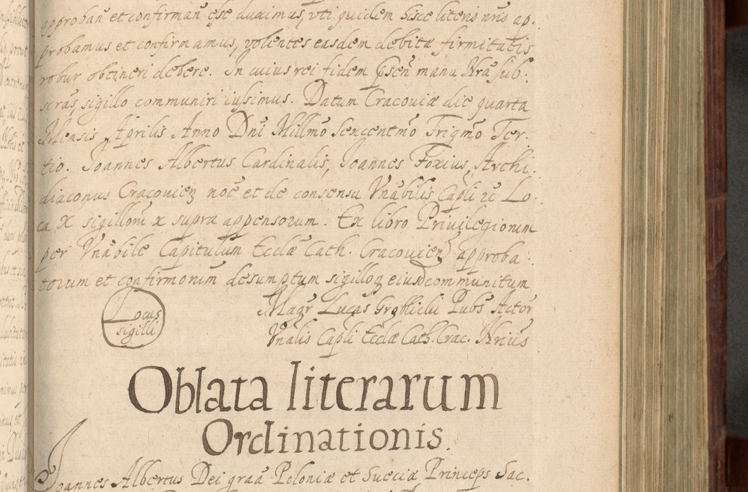 Zdjęcie nr 606 dla obiektu archiwalnego: Volumen IV. Acta saecularia episcopatus Cracoviensis annorum 1636 - 1641, tum et aliquot mensium secundi sub tempus R. D. Jacobi Zadzik, episcopi Cracoviensis, ducis Severiae conscripta