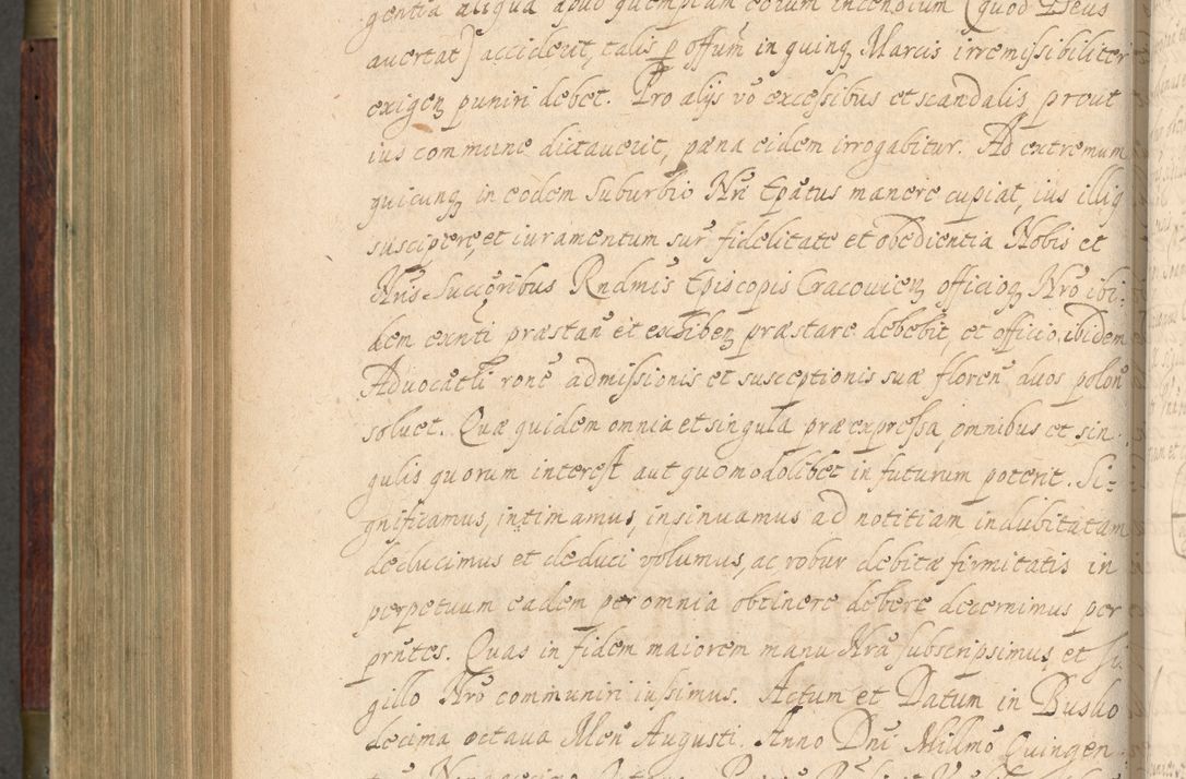 Zdjęcie nr 605 dla obiektu archiwalnego: Volumen IV. Acta saecularia episcopatus Cracoviensis annorum 1636 - 1641, tum et aliquot mensium secundi sub tempus R. D. Jacobi Zadzik, episcopi Cracoviensis, ducis Severiae conscripta