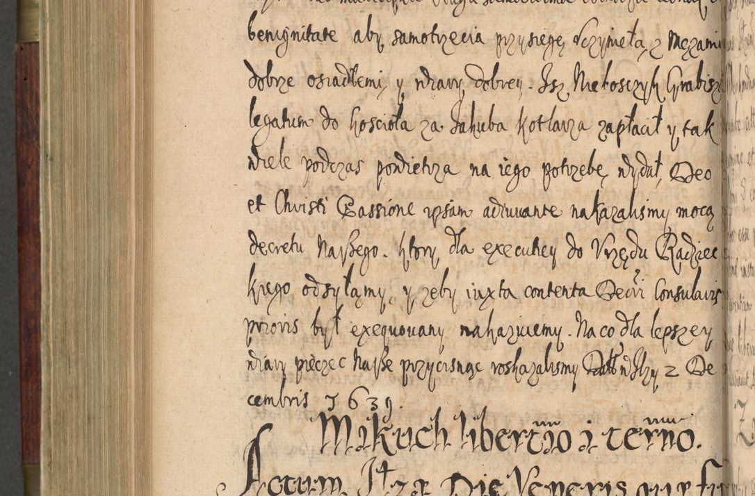 Zdjęcie nr 573 dla obiektu archiwalnego: Volumen IV. Acta saecularia episcopatus Cracoviensis annorum 1636 - 1641, tum et aliquot mensium secundi sub tempus R. D. Jacobi Zadzik, episcopi Cracoviensis, ducis Severiae conscripta
