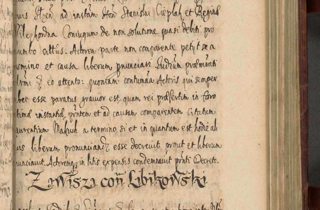 Zdjęcie nr 574 dla obiektu archiwalnego: Volumen IV. Acta saecularia episcopatus Cracoviensis annorum 1636 - 1641, tum et aliquot mensium secundi sub tempus R. D. Jacobi Zadzik, episcopi Cracoviensis, ducis Severiae conscripta