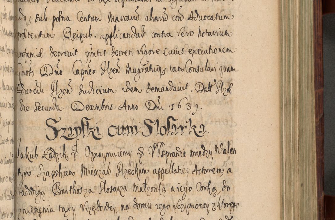 Zdjęcie nr 570 dla obiektu archiwalnego: Volumen IV. Acta saecularia episcopatus Cracoviensis annorum 1636 - 1641, tum et aliquot mensium secundi sub tempus R. D. Jacobi Zadzik, episcopi Cracoviensis, ducis Severiae conscripta