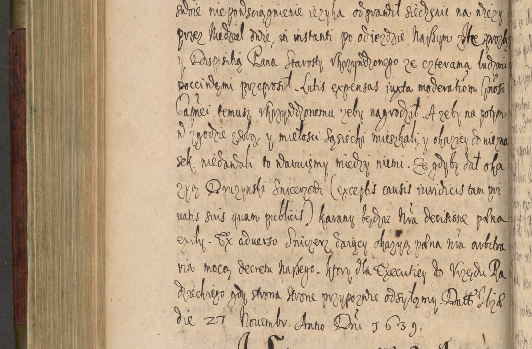 Zdjęcie nr 557 dla obiektu archiwalnego: Volumen IV. Acta saecularia episcopatus Cracoviensis annorum 1636 - 1641, tum et aliquot mensium secundi sub tempus R. D. Jacobi Zadzik, episcopi Cracoviensis, ducis Severiae conscripta