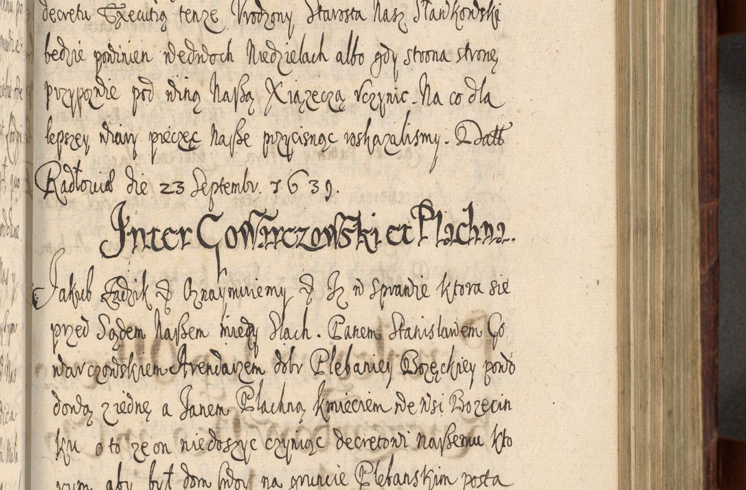 Zdjęcie nr 546 dla obiektu archiwalnego: Volumen IV. Acta saecularia episcopatus Cracoviensis annorum 1636 - 1641, tum et aliquot mensium secundi sub tempus R. D. Jacobi Zadzik, episcopi Cracoviensis, ducis Severiae conscripta