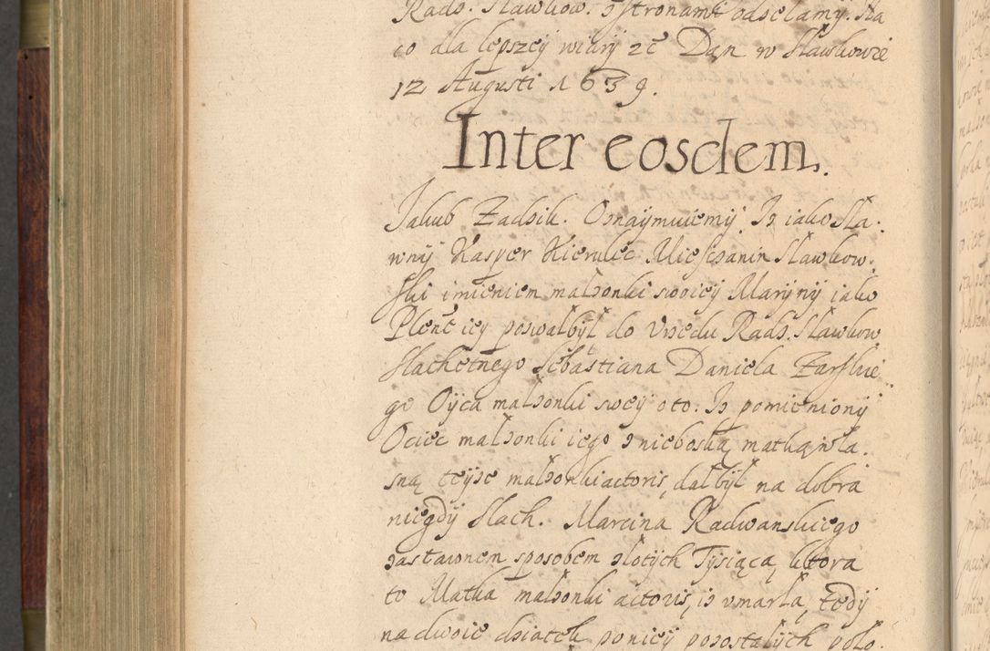 Zdjęcie nr 531 dla obiektu archiwalnego: Volumen IV. Acta saecularia episcopatus Cracoviensis annorum 1636 - 1641, tum et aliquot mensium secundi sub tempus R. D. Jacobi Zadzik, episcopi Cracoviensis, ducis Severiae conscripta
