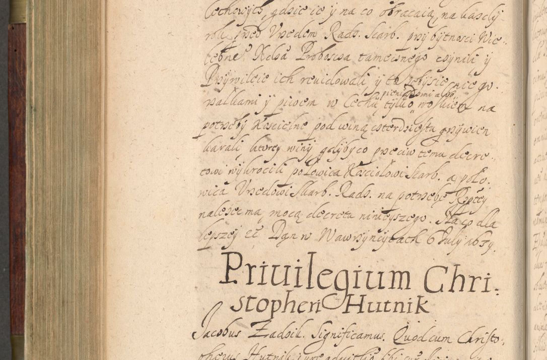 Zdjęcie nr 523 dla obiektu archiwalnego: Volumen IV. Acta saecularia episcopatus Cracoviensis annorum 1636 - 1641, tum et aliquot mensium secundi sub tempus R. D. Jacobi Zadzik, episcopi Cracoviensis, ducis Severiae conscripta