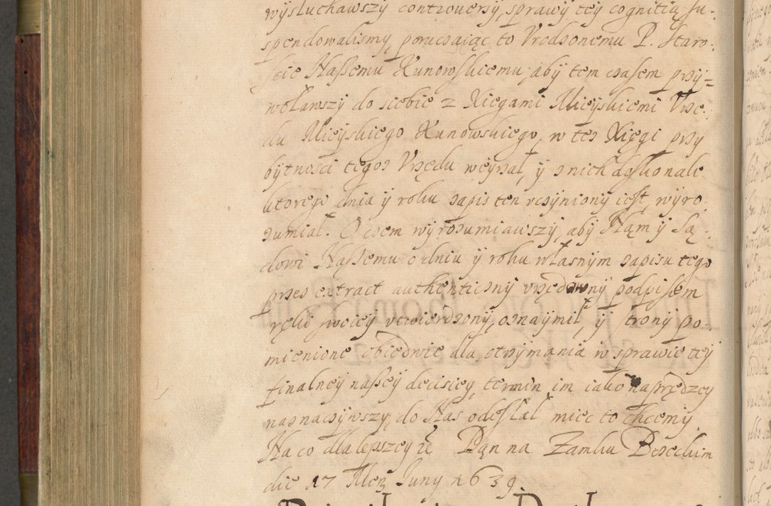 Zdjęcie nr 507 dla obiektu archiwalnego: Volumen IV. Acta saecularia episcopatus Cracoviensis annorum 1636 - 1641, tum et aliquot mensium secundi sub tempus R. D. Jacobi Zadzik, episcopi Cracoviensis, ducis Severiae conscripta