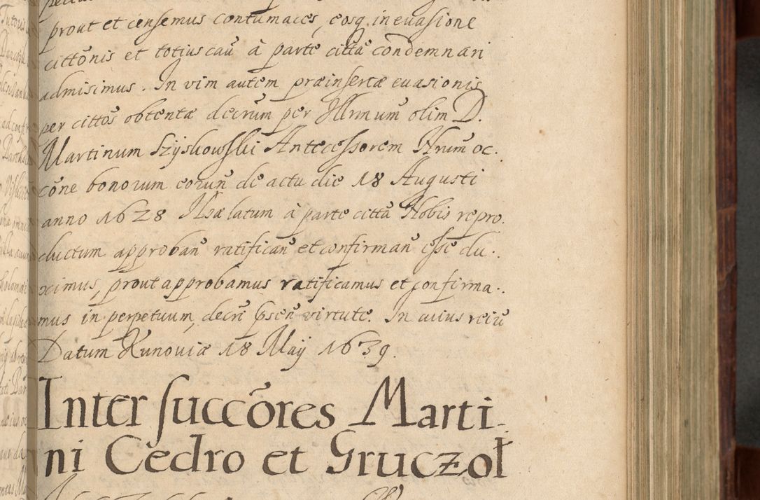 Zdjęcie nr 486 dla obiektu archiwalnego: Volumen IV. Acta saecularia episcopatus Cracoviensis annorum 1636 - 1641, tum et aliquot mensium secundi sub tempus R. D. Jacobi Zadzik, episcopi Cracoviensis, ducis Severiae conscripta