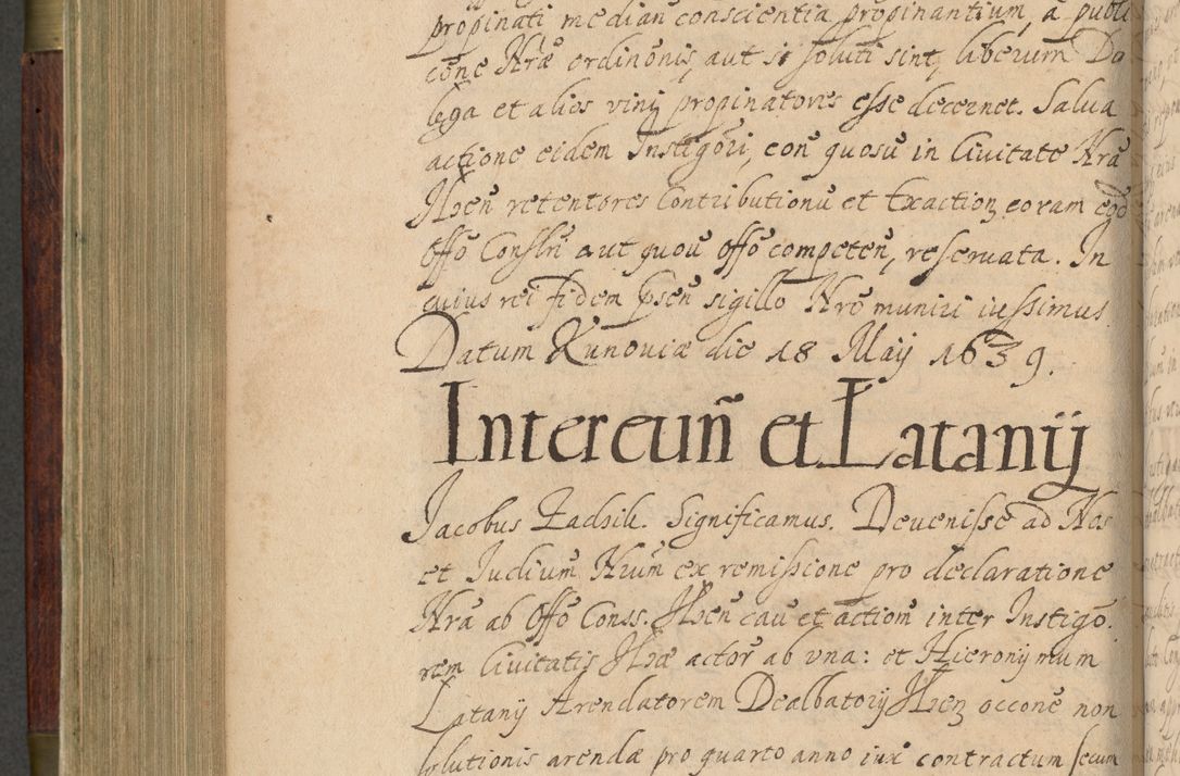 Zdjęcie nr 481 dla obiektu archiwalnego: Volumen IV. Acta saecularia episcopatus Cracoviensis annorum 1636 - 1641, tum et aliquot mensium secundi sub tempus R. D. Jacobi Zadzik, episcopi Cracoviensis, ducis Severiae conscripta