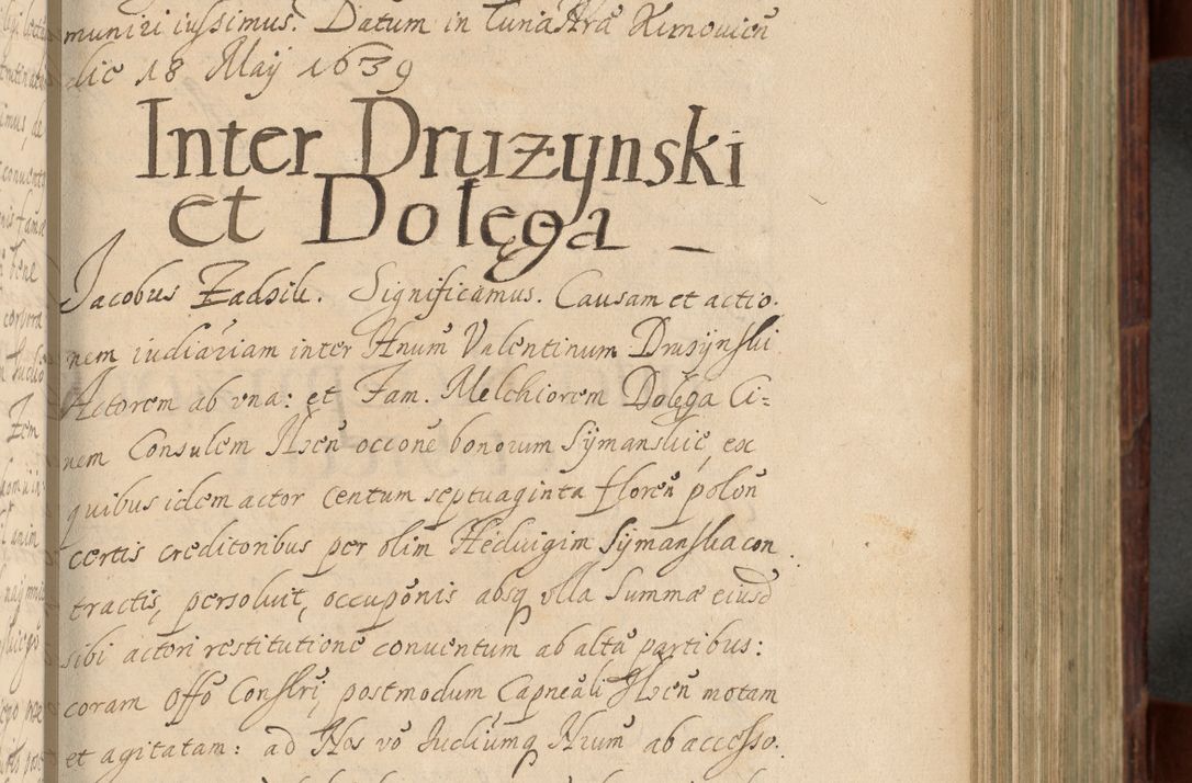Zdjęcie nr 470 dla obiektu archiwalnego: Volumen IV. Acta saecularia episcopatus Cracoviensis annorum 1636 - 1641, tum et aliquot mensium secundi sub tempus R. D. Jacobi Zadzik, episcopi Cracoviensis, ducis Severiae conscripta