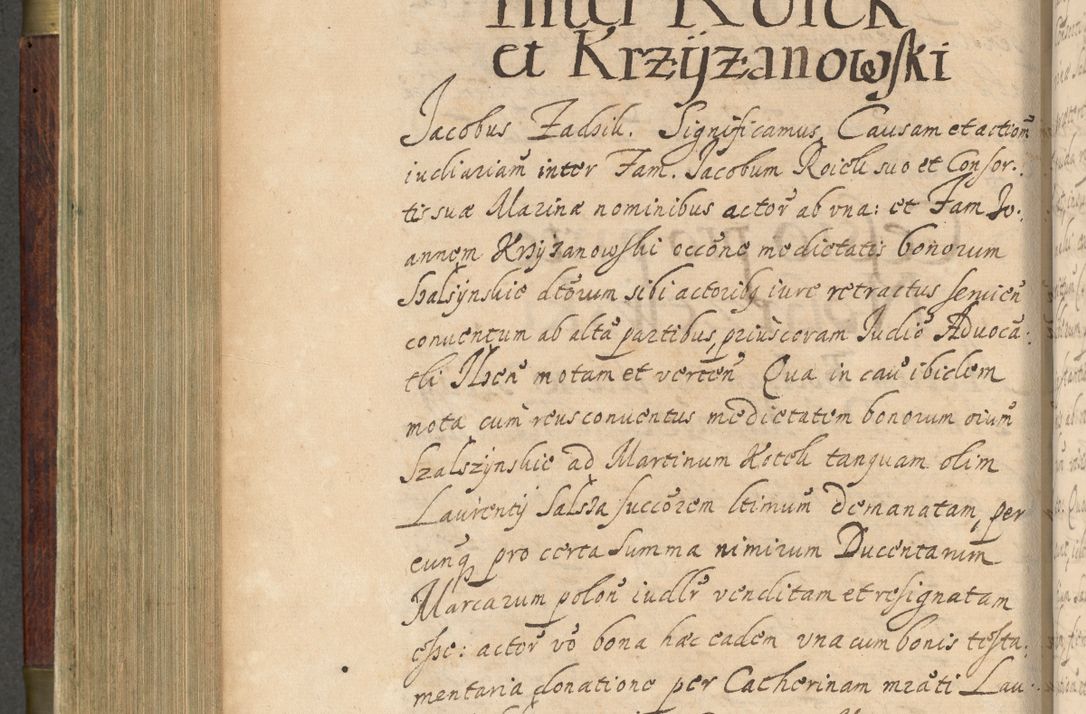 Zdjęcie nr 465 dla obiektu archiwalnego: Volumen IV. Acta saecularia episcopatus Cracoviensis annorum 1636 - 1641, tum et aliquot mensium secundi sub tempus R. D. Jacobi Zadzik, episcopi Cracoviensis, ducis Severiae conscripta