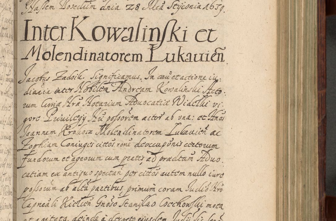 Zdjęcie nr 438 dla obiektu archiwalnego: Volumen IV. Acta saecularia episcopatus Cracoviensis annorum 1636 - 1641, tum et aliquot mensium secundi sub tempus R. D. Jacobi Zadzik, episcopi Cracoviensis, ducis Severiae conscripta