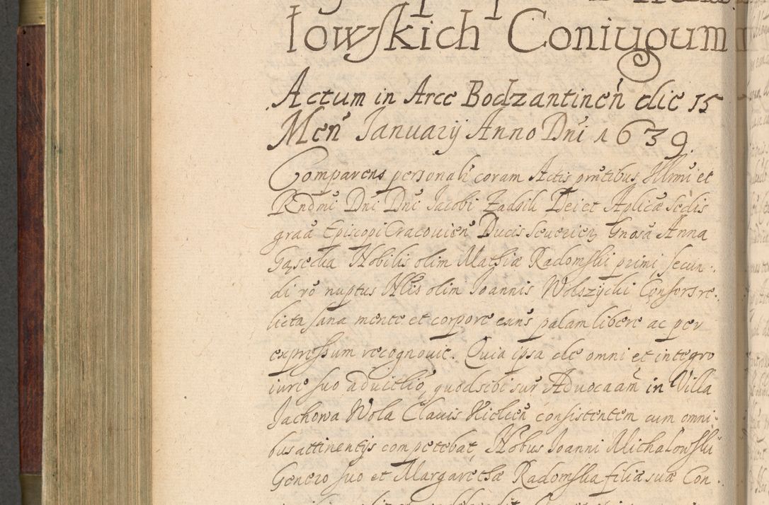 Zdjęcie nr 427 dla obiektu archiwalnego: Volumen IV. Acta saecularia episcopatus Cracoviensis annorum 1636 - 1641, tum et aliquot mensium secundi sub tempus R. D. Jacobi Zadzik, episcopi Cracoviensis, ducis Severiae conscripta