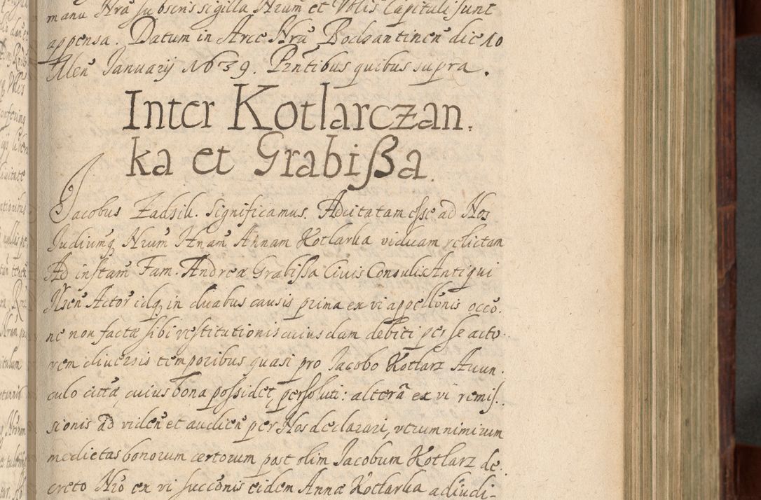 Zdjęcie nr 424 dla obiektu archiwalnego: Volumen IV. Acta saecularia episcopatus Cracoviensis annorum 1636 - 1641, tum et aliquot mensium secundi sub tempus R. D. Jacobi Zadzik, episcopi Cracoviensis, ducis Severiae conscripta
