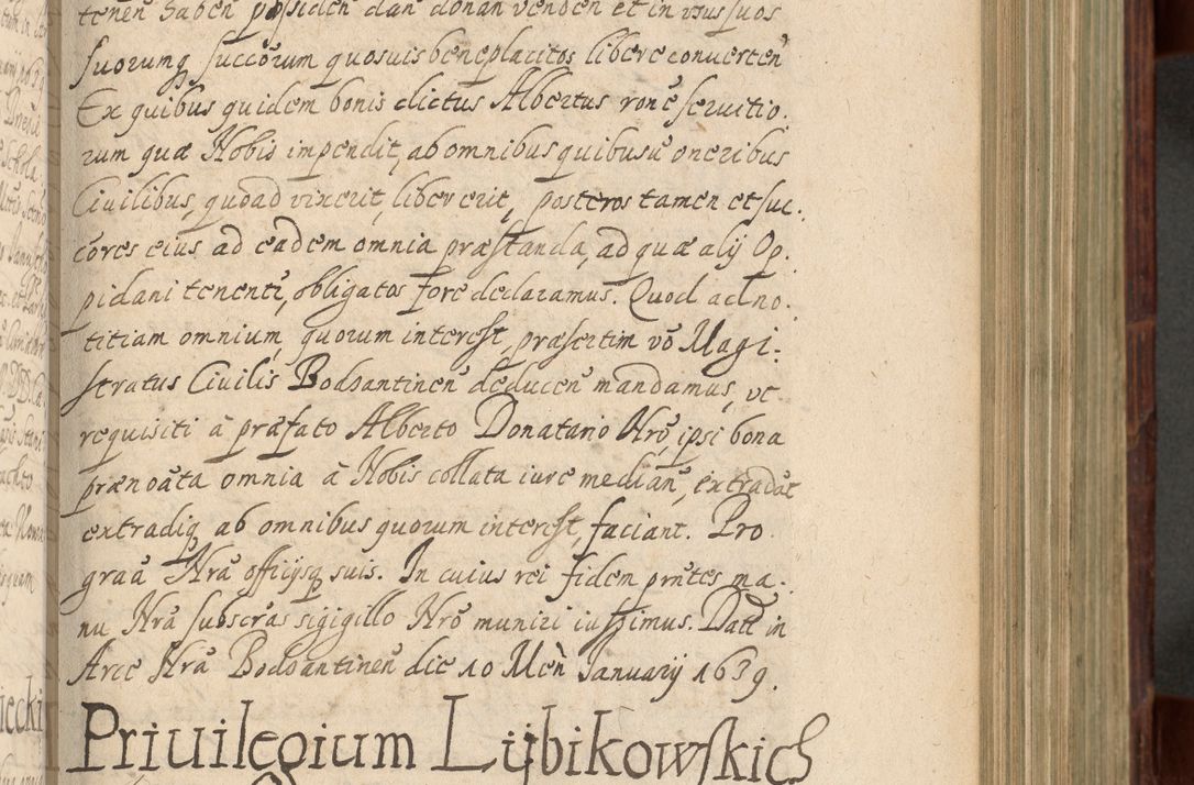 Zdjęcie nr 422 dla obiektu archiwalnego: Volumen IV. Acta saecularia episcopatus Cracoviensis annorum 1636 - 1641, tum et aliquot mensium secundi sub tempus R. D. Jacobi Zadzik, episcopi Cracoviensis, ducis Severiae conscripta