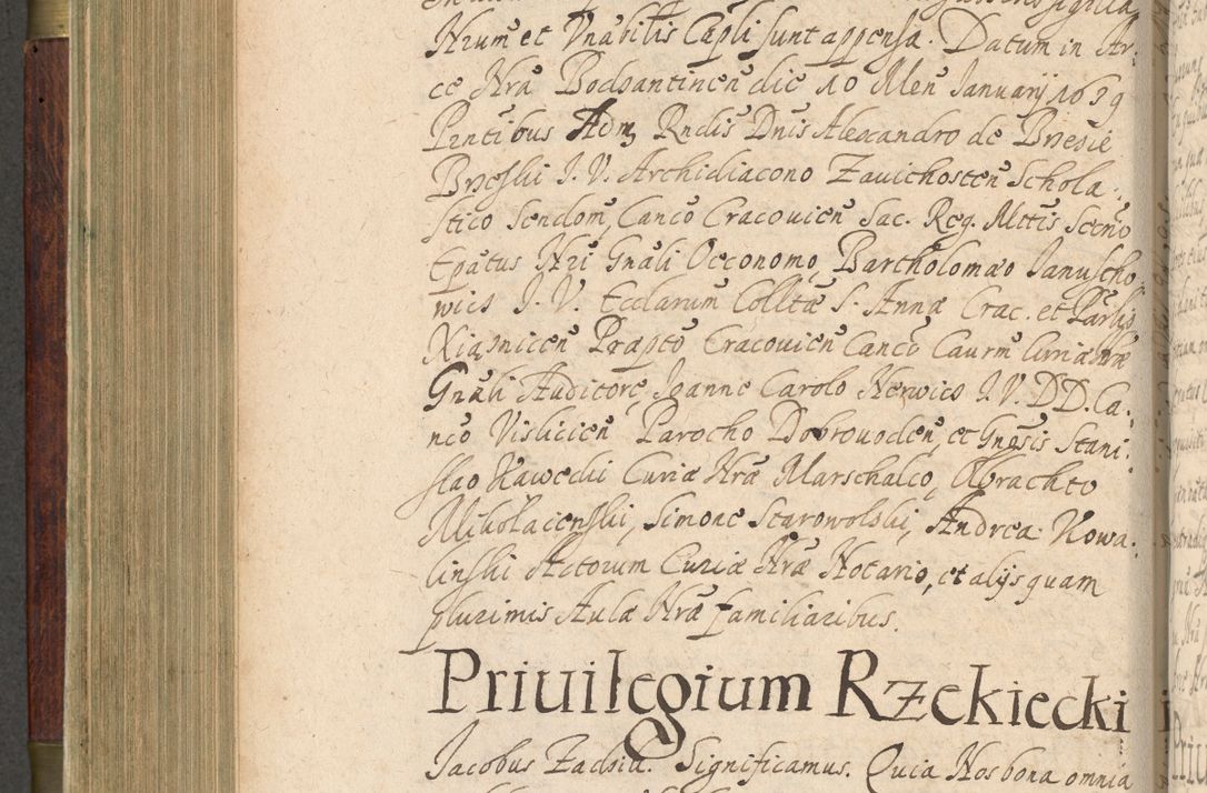 Zdjęcie nr 421 dla obiektu archiwalnego: Volumen IV. Acta saecularia episcopatus Cracoviensis annorum 1636 - 1641, tum et aliquot mensium secundi sub tempus R. D. Jacobi Zadzik, episcopi Cracoviensis, ducis Severiae conscripta