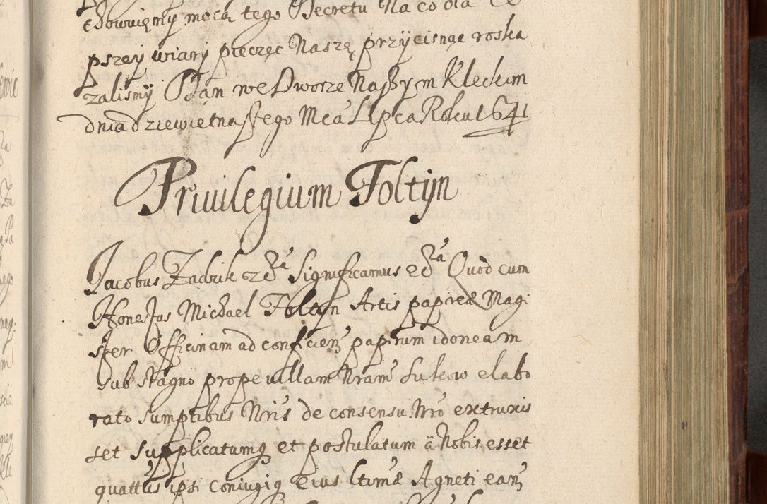 Zdjęcie nr 808 dla obiektu archiwalnego: Volumen IV. Acta saecularia episcopatus Cracoviensis annorum 1636 - 1641, tum et aliquot mensium secundi sub tempus R. D. Jacobi Zadzik, episcopi Cracoviensis, ducis Severiae conscripta