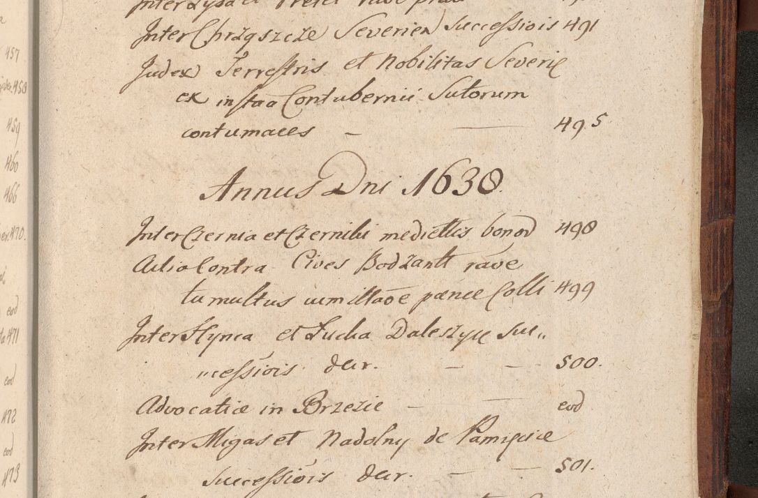 Zdjęcie nr 1376 dla obiektu archiwalnego: Volumen IV. Acta saecularia episcopatus Cracoviensis annorum 1636 - 1641, tum et aliquot mensium secundi sub tempus R. D. Jacobi Zadzik, episcopi Cracoviensis, ducis Severiae conscripta