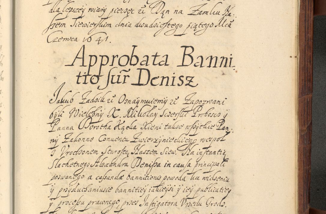 Zdjęcie nr 1346 dla obiektu archiwalnego: Volumen IV. Acta saecularia episcopatus Cracoviensis annorum 1636 - 1641, tum et aliquot mensium secundi sub tempus R. D. Jacobi Zadzik, episcopi Cracoviensis, ducis Severiae conscripta