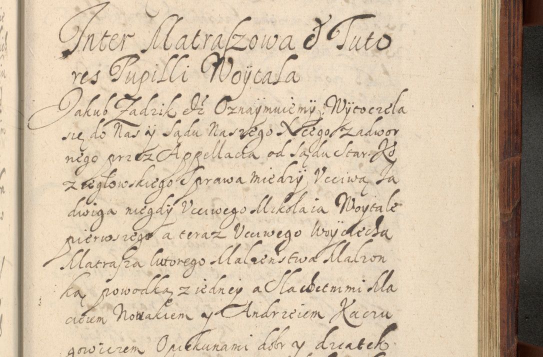 Zdjęcie nr 1288 dla obiektu archiwalnego: Volumen IV. Acta saecularia episcopatus Cracoviensis annorum 1636 - 1641, tum et aliquot mensium secundi sub tempus R. D. Jacobi Zadzik, episcopi Cracoviensis, ducis Severiae conscripta
