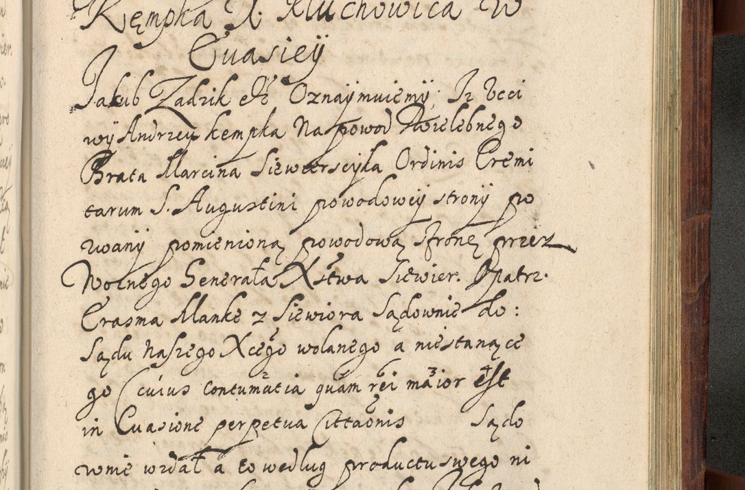 Zdjęcie nr 1272 dla obiektu archiwalnego: Volumen IV. Acta saecularia episcopatus Cracoviensis annorum 1636 - 1641, tum et aliquot mensium secundi sub tempus R. D. Jacobi Zadzik, episcopi Cracoviensis, ducis Severiae conscripta