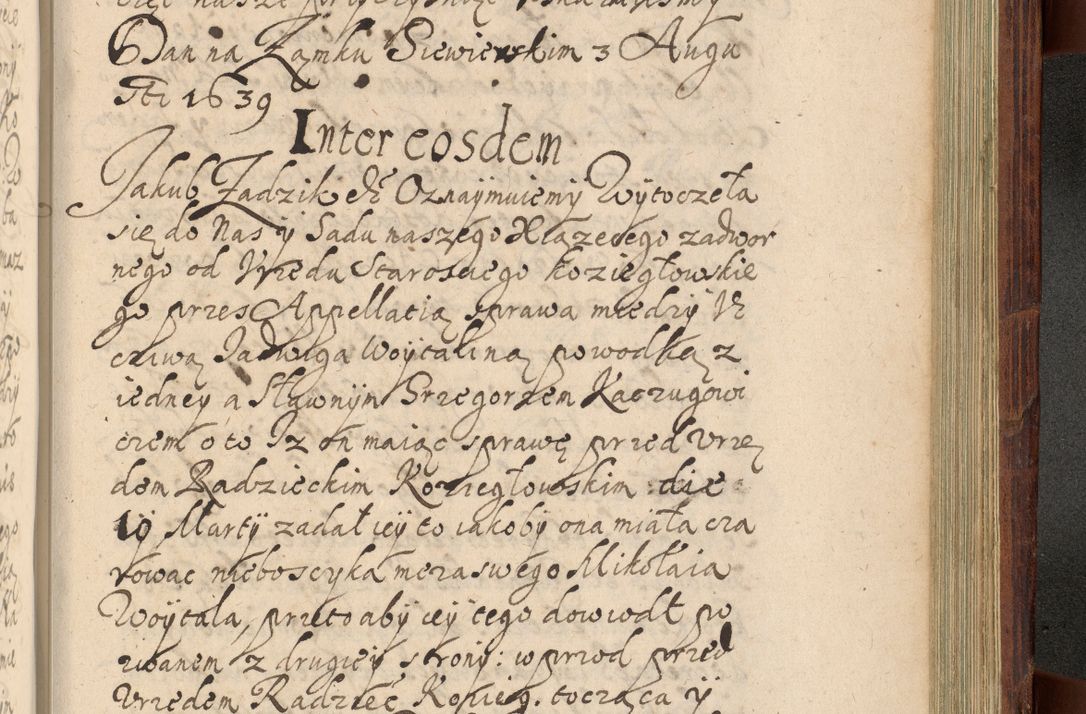 Zdjęcie nr 1198 dla obiektu archiwalnego: Volumen IV. Acta saecularia episcopatus Cracoviensis annorum 1636 - 1641, tum et aliquot mensium secundi sub tempus R. D. Jacobi Zadzik, episcopi Cracoviensis, ducis Severiae conscripta