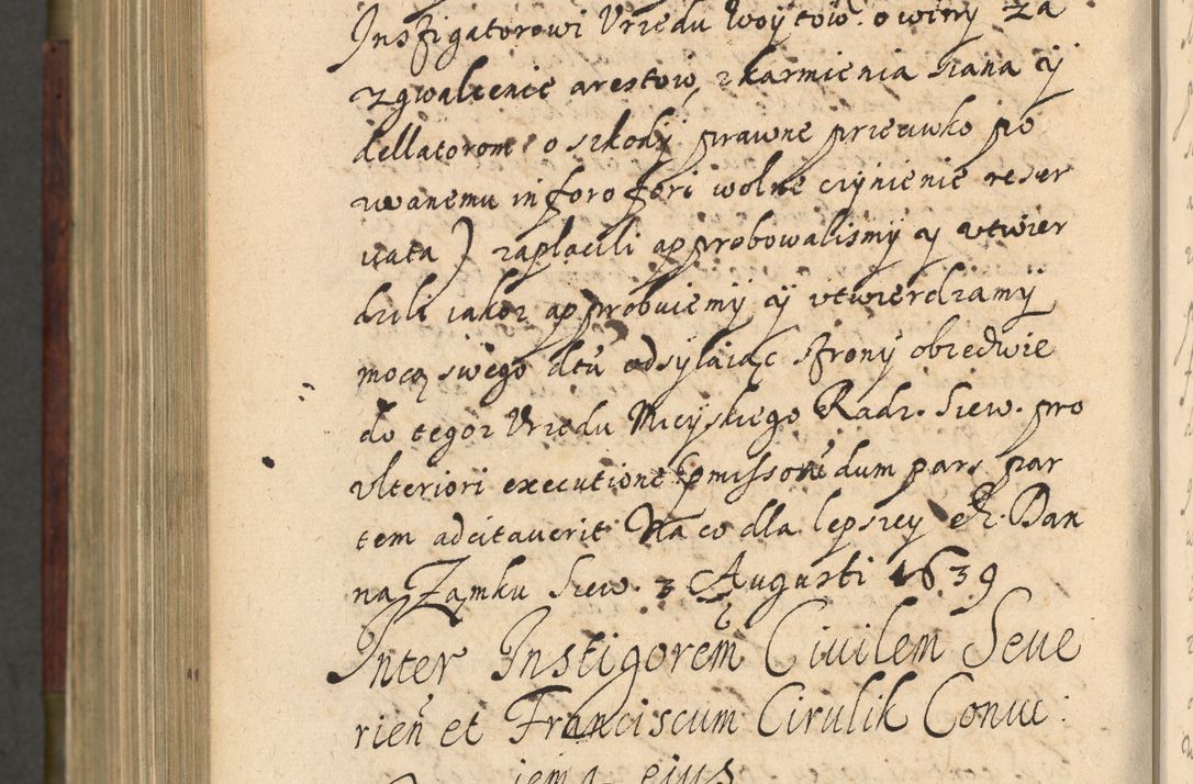 Zdjęcie nr 1187 dla obiektu archiwalnego: Volumen IV. Acta saecularia episcopatus Cracoviensis annorum 1636 - 1641, tum et aliquot mensium secundi sub tempus R. D. Jacobi Zadzik, episcopi Cracoviensis, ducis Severiae conscripta