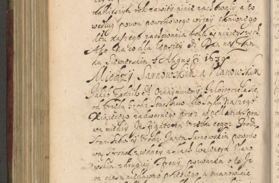Zdjęcie nr 1157 dla obiektu archiwalnego: Volumen IV. Acta saecularia episcopatus Cracoviensis annorum 1636 - 1641, tum et aliquot mensium secundi sub tempus R. D. Jacobi Zadzik, episcopi Cracoviensis, ducis Severiae conscripta