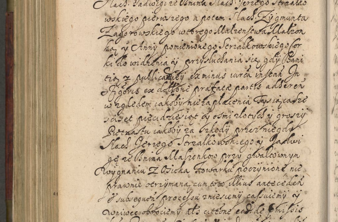 Zdjęcie nr 1143 dla obiektu archiwalnego: Volumen IV. Acta saecularia episcopatus Cracoviensis annorum 1636 - 1641, tum et aliquot mensium secundi sub tempus R. D. Jacobi Zadzik, episcopi Cracoviensis, ducis Severiae conscripta